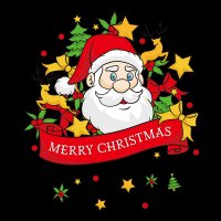 商铺橱窗贴圣诞节圣诞老人门贴圣诞玻璃饰品装饰场景布置贴纸门店|I款SX4352