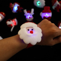 学生奖励圣诞节礼物幼儿园奖品创意活动小礼品儿童地推圣诞装饰品|圣诞绒布发光拍拍手4个