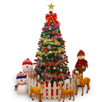 1.5米圣诞树套装圣诞装饰品 加密圣诞树套餐 配16种豪华挂件