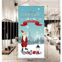 场景布挂旗ktv酒吧布置海报挂件道具氛围大圣诞节吊旗装饰品商场|普通海报A款