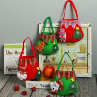 礼物装饰品手提抽绳礼品袋幼儿园儿童平安夜包装糖果苹果袋圣诞节|[实惠款]随机混装(3个)