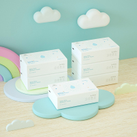 婴儿柔纸巾保湿乳霜面纸宝宝云柔巾抽纸非湿巾100片6包