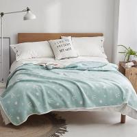 日本夏被薄 双人薄被子针织棉毯子亲肤午睡空调被