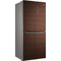 奥马(Homa)432升变频风冷新一级能效十字对开冰箱 BCD-432WDLG/B新摩卡棕