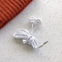 可爱猫爪耳机入耳式卡通少女心线控带麦k歌手机耳机|版天使白-不配盒-带麦