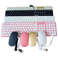 有线键盘鼠标usb外接鼠标键盘笔记本电脑键鼠套装游戏办公超薄