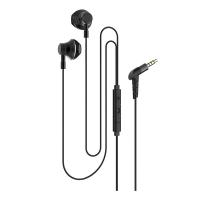 高清耳机入耳式高音质有线耳机k歌游戏带麦适用安卓|黑[音量键+带麦]四核高音质