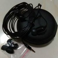 手机耳机耳塞主播带麦可通话入耳式3米监听|3米神秘黑(不带麦)+收纳包