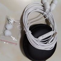 手机耳机耳塞主播带麦可通话入耳式3米监听|3米纯洁白(带麦款可通话)+收纳包