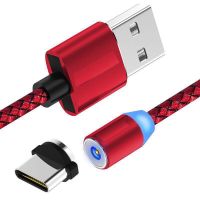 x7x9sl磁吸手机x9splus数据线3a快充电器安卓加长|中国红 2线1头()