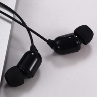 3米加长耳机耳塞跳舞监听电脑声卡带麦手机|黑色 3米不带麦(耳塞式)+收纳盒