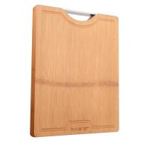 [优选]炊大皇切菜板实木制家用整竹子水果案板长方形厨房擀面板砧板 38x26x1.8cm