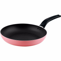 [优选]炊大皇 平底锅 不粘锅 煎锅 少油烟小煎盘 电磁炉燃气煤气灶明火通用锅具 26cmWG16270加盖