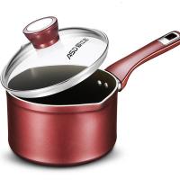 【优选】爱仕达奶锅不粘锅加厚小汤锅婴儿宝宝辅食锅煮粥热牛奶电磁炉锅具