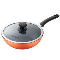 [优选]爱仕达不粘锅炒锅家用炒菜电磁炉煎炒锅多功能不沾锅28cm小1-3人