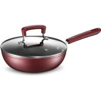 [优选]爱仕达平底锅 不粘锅 煎锅加深煎饼26/28CM电磁炉燃气灶通用锅具