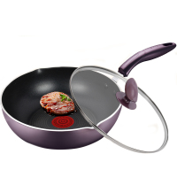 【优选】苏泊尔无油烟不粘锅炒锅无烟火红点电磁炉通用炒菜锅具PJ28R4