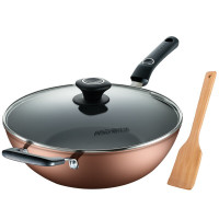 【优选】爱仕达 炒锅不粘锅炒菜锅具不沾锅 34CM-燃电通用