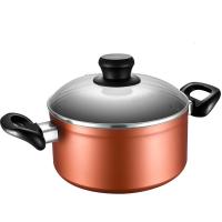 [优选]爱仕达不粘易洁双耳加厚复底汤锅火锅家用电磁炉燃气辅食炖锅煮面