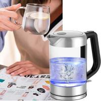[优选]爱仕达电水壶烧水壶电热水壶家用玻璃开水壶自动断电玻璃电茶壶器