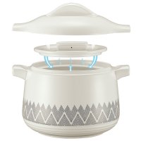 [优选]苏泊尔(SUPOR) 砂锅炖锅家用煲汤锅 明火专用 盖无双系列 TB60E1(6升容量)