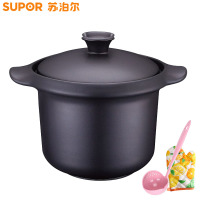 苏泊尔(SUPOR)砂锅3.5L养生煲石锅闷烧汤煲砂锅陶瓷锅煲汤炖锅炖煮焖烧锅沙锅苏泊尔炊具明火燃气灶