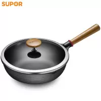 苏泊尔炒锅28cm不粘锅煎炒锅 燃气电磁炉通用平底锅