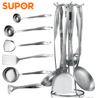苏泊尔(SUPOR)不锈钢 铲勺5件套·典雅系列 经典系列.铲勺7件套T0908Q