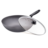 [精选]苏泊尔家用传统铁炒锅生铁锅铸铁锅燃气煤气电磁炉通用炒菜锅FC30E