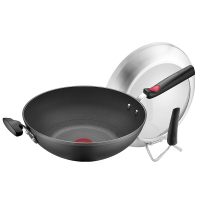 [精选]苏泊尔 SUPOR 火红点4代钛金刚无油烟不粘炒锅32cm炒菜锅EC32HAP01