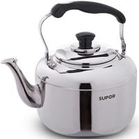 [精选]苏泊尔烧水壶煤气304不锈钢家用鸣音开水壶大容量燃气电磁炉茶壶