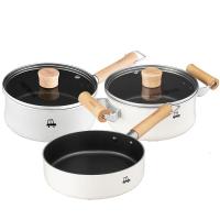 【精选】爱仕达不粘锅奶锅辅食锅煮面热奶煎饼宝宝专用煎锅汤锅套装锅组合