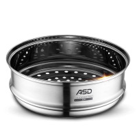 蒸格16CM 爱仕达 锅具套装 不粘辅食二件套锅套装锅具PL02A4WG 煎锅汤锅套装少油烟电磁炉明火通用
