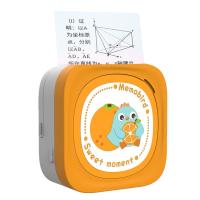 [官方正品]错题打印机学生整理神器照片迷你喵|新品橙色咕咕机[上市公司出品超清款] 标配+18卷不干胶+袋