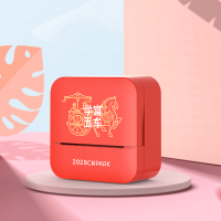 [错题辅导]叮当高清错题打印机小喵喵迷你学生照|国潮限定中国红[可打印标签高清版本] 官方标配[自带1卷纸无赠品]