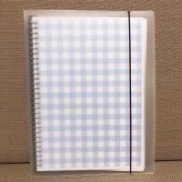 A4A5 pet离型纸本活页pet手帐胶带收纳图鉴本7.5c单面pet离型膜|铁圈pet-A4定制前封面50张-铁圈