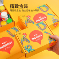 丙烯颜料50ml12色套装小盒装儿童幼儿园彩绘涂鸦画手绘diy石头鞋子创意丙烯防水防晒不掉色24色手指画