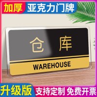 内有监控警示牌贵重物品温馨提示牌门贴请节约用水贴纸创意标志小心|T322(仓库) 12x24cm