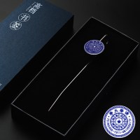 中国名校北大清华浙大武大金属校徽书签大学logo定制刻字简约创意礼物送老师同学聚会大学毕业礼品纪念品套装|清华大学盒