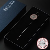 中国名校北大清华浙大武大金属校徽书签大学logo定制刻字简约创意礼物送老师同学聚会大学毕业礼品纪念品套|苏州大学盒