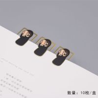 原创金属书签可爱卡通动漫人物迷你小书签夹学生送礼书签|无脸男10个装
