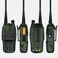 BF-V85PLUS迷彩对讲机调频户外对讲民用1-50公里无线对讲器|迷彩色 BF-V85plus双段调频机