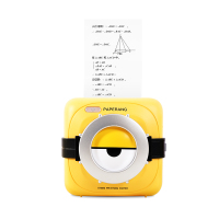 高清错题打印机P1迷你迷小型便携式口袋彩色纸家用学生|升级高清款-P1小黄人定制款(正版授权)(保护壳不可用) 套餐二