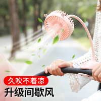 婴儿车小电风扇宝宝专用推车迷你便携式学生宿舍八爪鱼床上夹子夹式小型静音大风力可充电儿童床头电池款