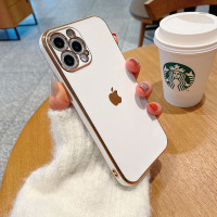 典雅白直边电镀适用11手机壳硅胶防摔11pro max摄像头全包iphone11新款超薄11por女款ins风网红软壳