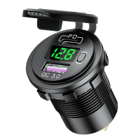 改装车载充电器车充 qc3.0+pd手机快充12/24v智能车用充电