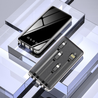 超大容量充电宝1000000毫安自带线12快闪充专用8|自带线象牙白2000万[电芯]限量版]5年换新