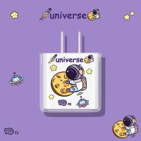 20w充电器保护套iphone12/11手机充电线器头ipad平板pr|[黄色星球宇航员]20W/18W通用充电器保护套