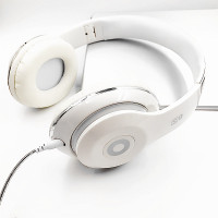头戴式加长3米5米手机电脑大耳机超长10米15米电视笔记本声卡监听|大耳罩款/2米白色+皮袋+带麦+电脑线 标配