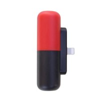 胶囊充电宝小巧迷你快充大容量无线便携适用于安卓type-c直插应急移动电源|3300mAh（接口）【中国红】